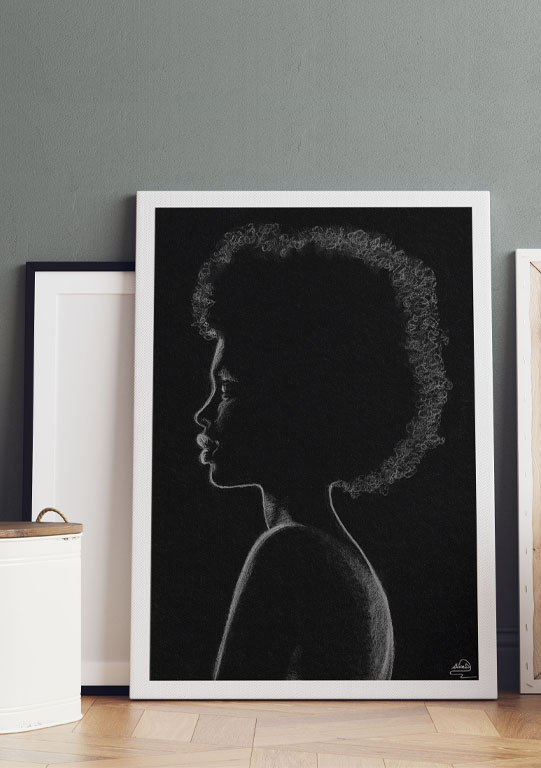 LUMIERE Affiche - Portrait " Lumière"