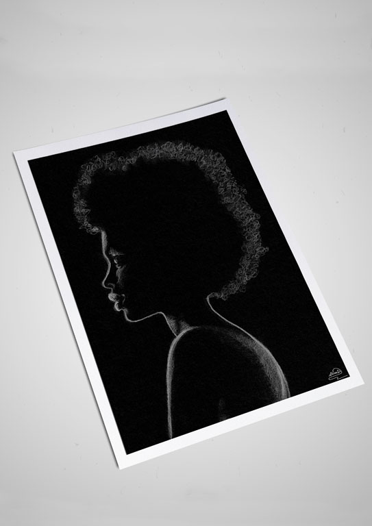 LUMIERE Affiche - Portrait " Lumière"