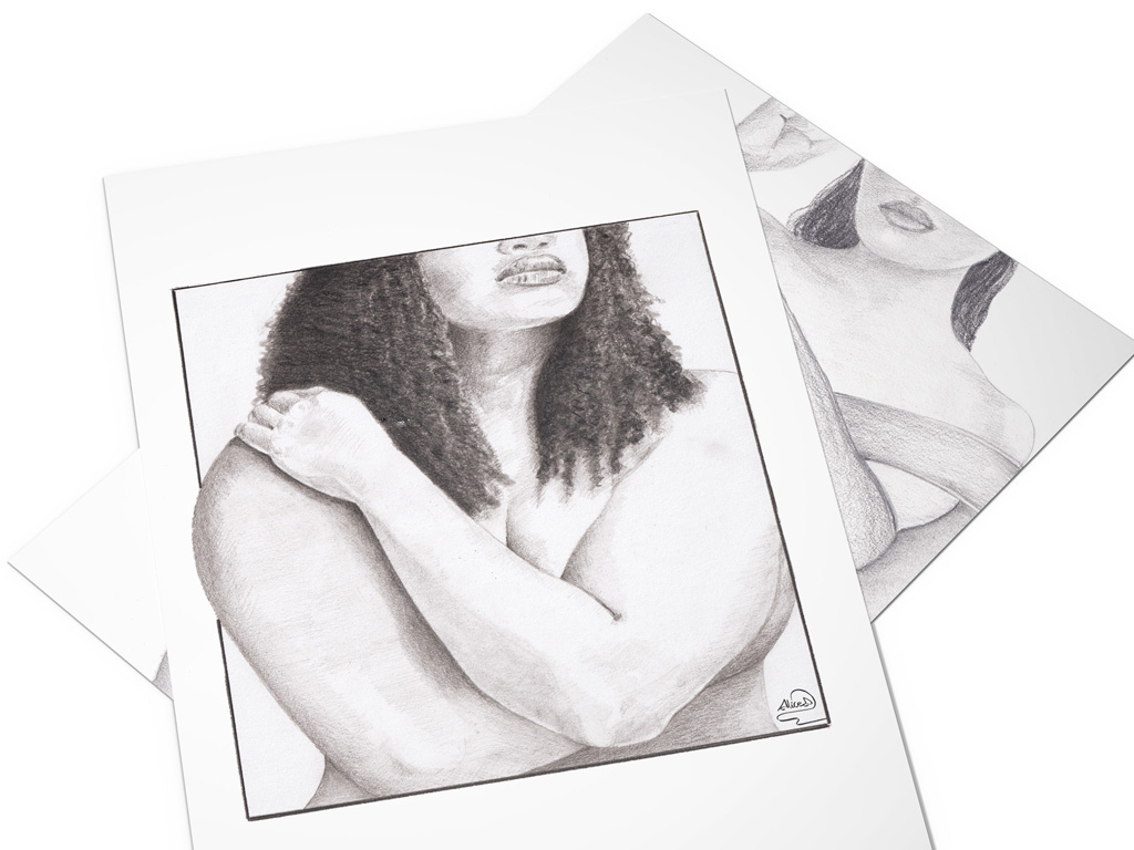 affiches représentant deux femmes brunes et rondes