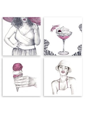 Collection Les vacances - cartes