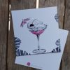 carte le cocktail dessin d'un cocktail