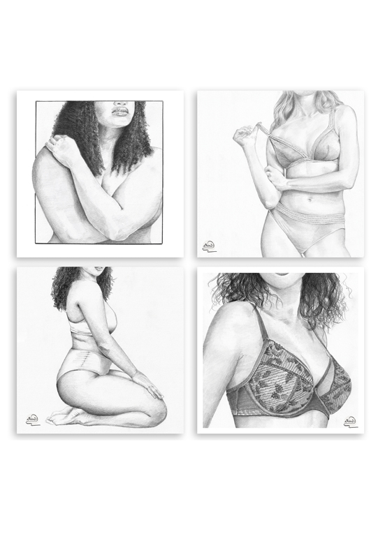 Collection Lingerie - cartes