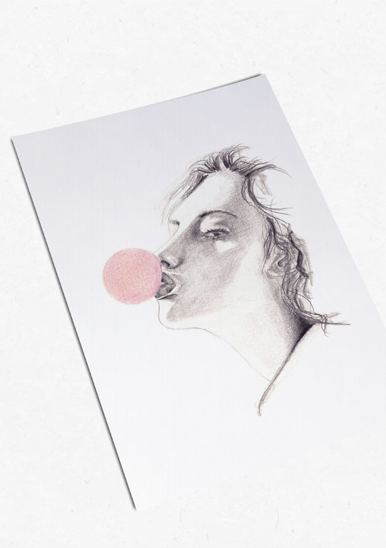 Affiche - Portrait "La bulle"