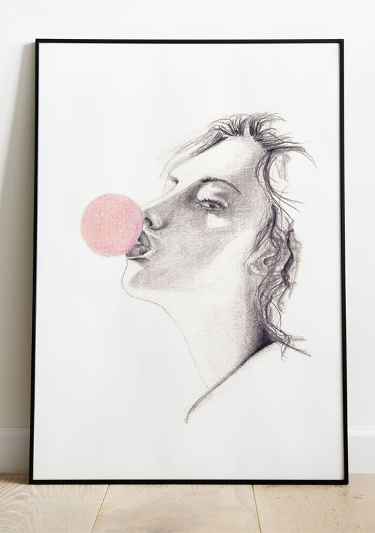 Affiche - Portrait "La bulle"