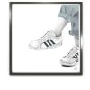 Affiche - Sneakers, En Adidas (bleu)