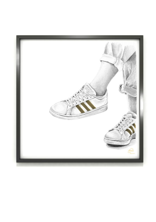 en adidas Affiche - Sneakers, En Adidas