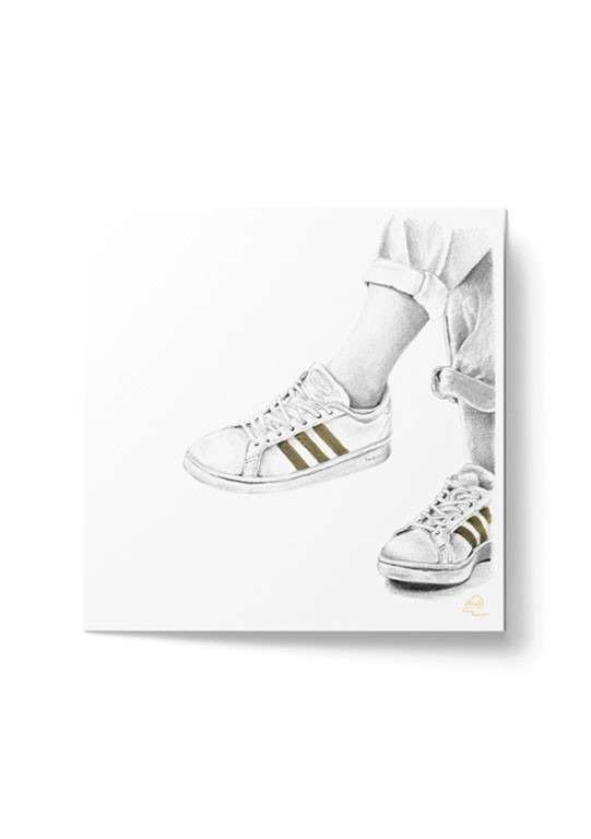 en adidas2 Affiche - Sneakers, En Adidas