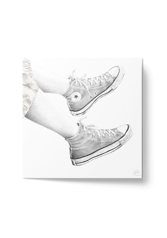 Affiche - Sneakers, En Converse