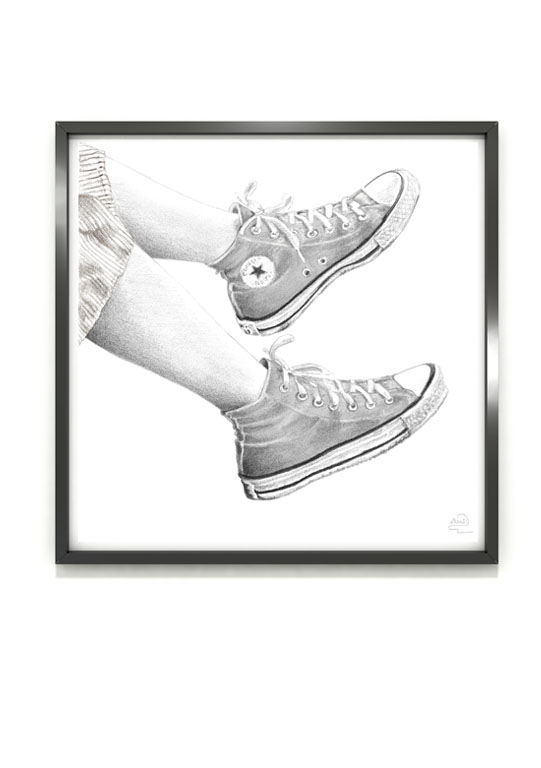 Affiche - Sneakers, En Converse
