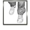 Affiche - Sneakers, En Nike (noir et blanc)