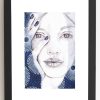 Affiche - Wax bleu