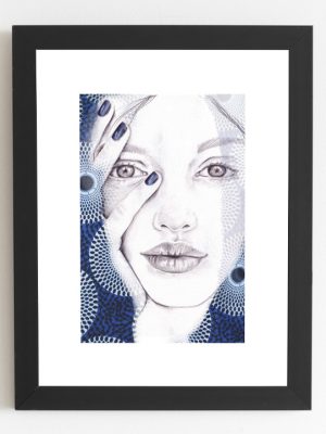 Affiche - Wax bleu