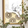 Affiche - Wax jaune