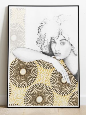 affiche portrait wax