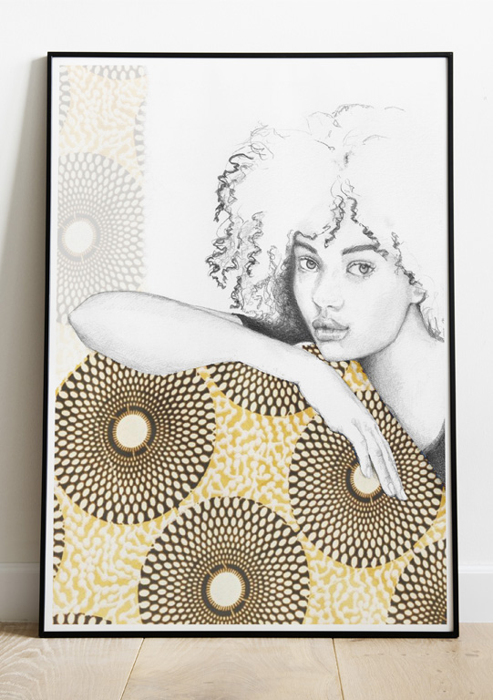 affiche portrait wax