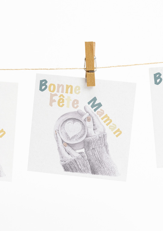carte originale pour la fête des mères