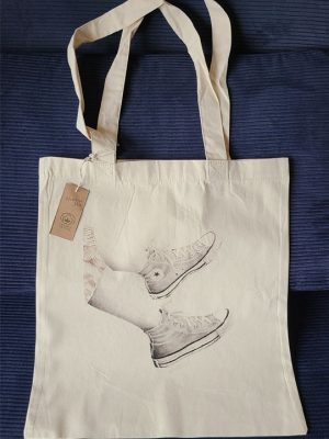 tote bag personnalisé avec illustration Converse