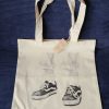 dessin vintage de Vans sur tote bag personnalisé