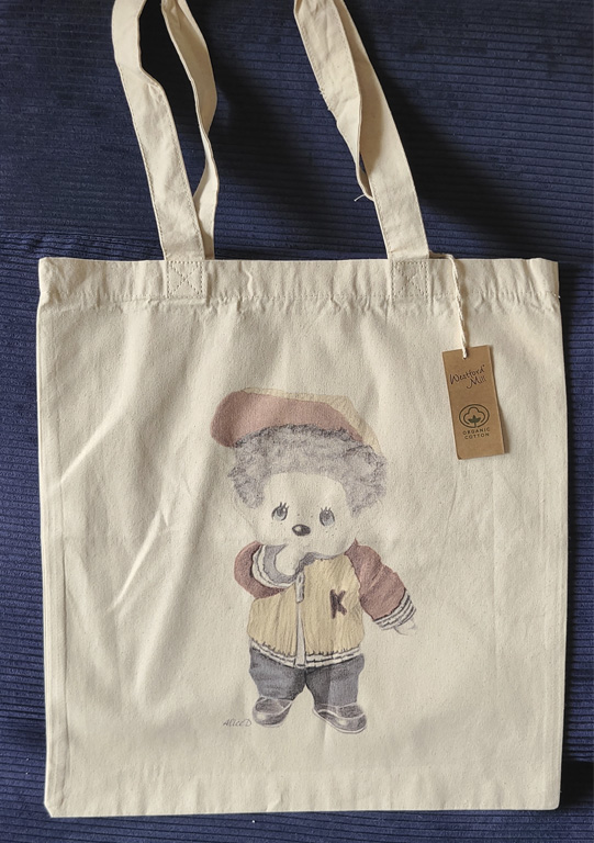 tote bag retro personnalisé le kiki de tous les kikis