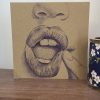 Dessin original au stylo bille - Réflexion