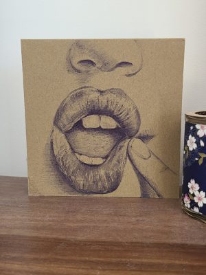 Dessin original au stylo bille - Réflexion