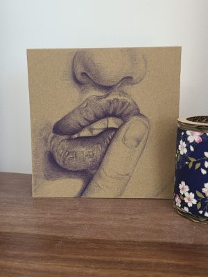 Dessin original au stylo bille - La bouche