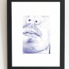 Affiche - Au stylo "portrait masculin"