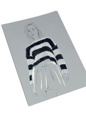 Digital art - Fashion style "noir et blanc"
