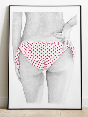Affiche - Love "les petits cœurs"