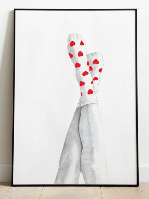Affiche - Love "les gambettes"
