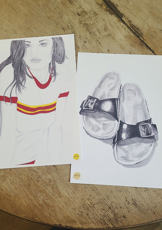 vide atelier, 2 prints