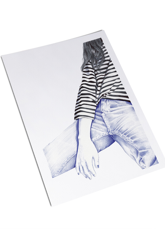 Affiche - Au stylo "en détente"