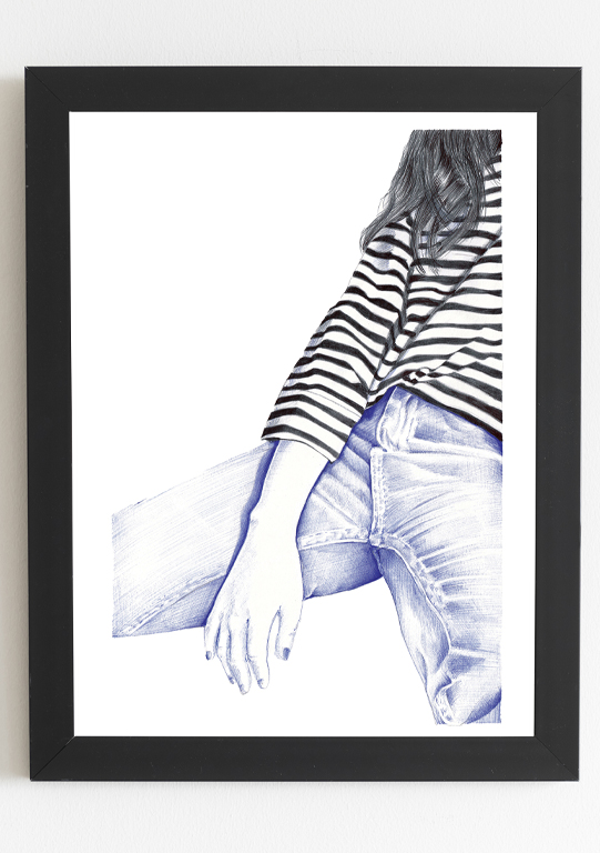 Affiche - Au stylo "en détente"
